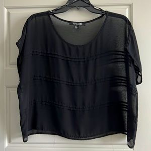 Forever21 Sheer Top - SIZE LARGE